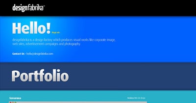 design fabrika Website Screenshot