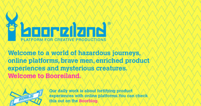 Booreiland Website Screenshot