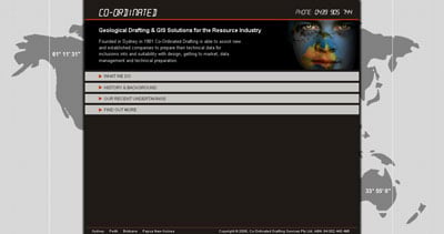 Co-Ordinated Website Screenshot