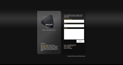 Srown Website Screenshot