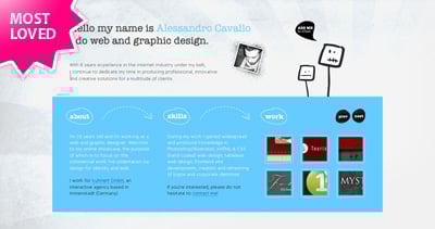 Alessandro Cavallo Website Screenshot