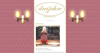 dreijahre Website Screenshot