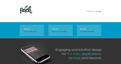 FINCH Website Screenshot
