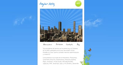 Teylor Feliz Website Screenshot