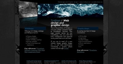 Trollsyn Website Screenshot