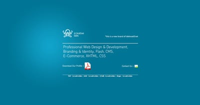 iCreative Labs Website Screenshot