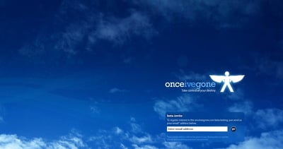 Once I’ve Gone Website Screenshot