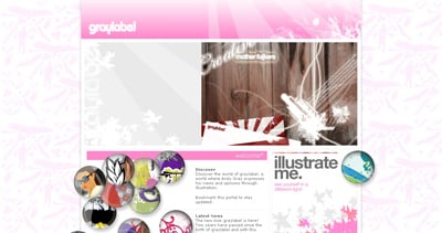 Graylabel Website Screenshot