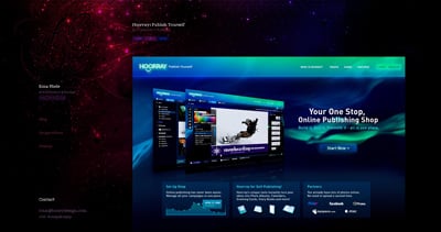 HoneyDesign Website Screenshot