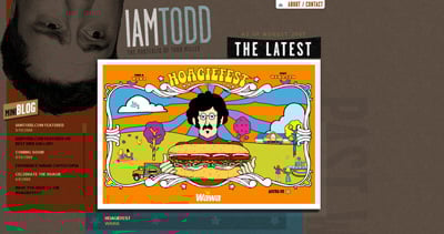 Todd Miller Website Screenshot