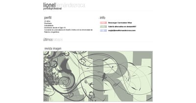 lionel fernández roca Website Screenshot