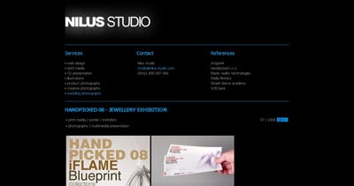 Nilus Studio Website Screenshot