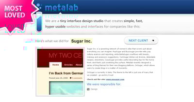 MetaLab Website Screenshot