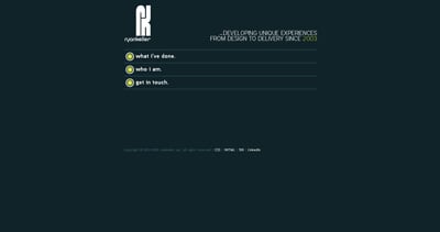 Ryan Keller Website Screenshot