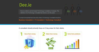 Dee.ie Limted Website Screenshot