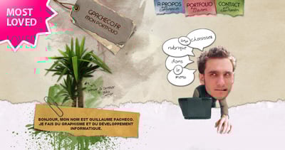 Guillaume Pacheco Website Screenshot