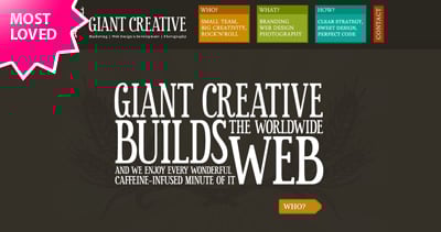 GIANT Creative Website Screenshot