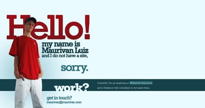 Maurivan Luiz Website Screenshot