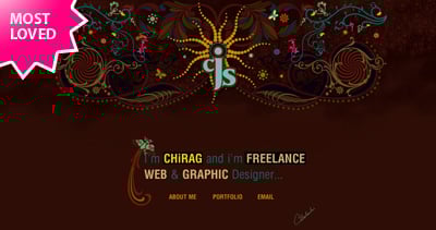 Chirag Solanki Website Screenshot