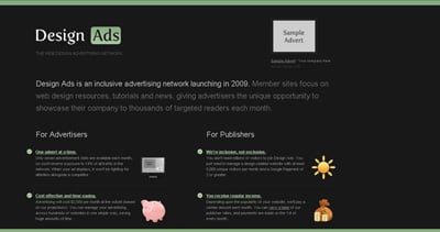 Design Ads Website Screenshot