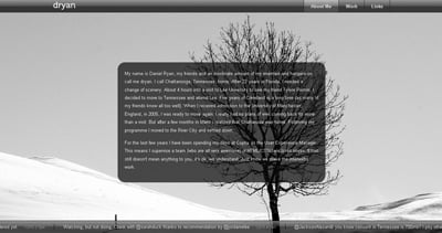 dryan Website Screenshot