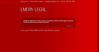 Matt Emery Website Screenshot