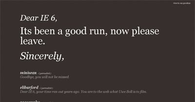 Dearie6 Website Screenshot