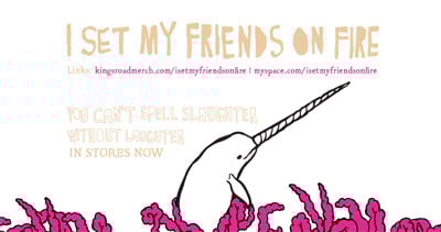 I Set My Friends On Fire Website Screenshot