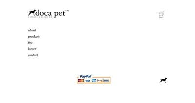Doca Pet Website Screenshot
