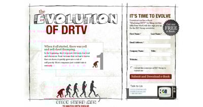 Evolution of DRTV Website Screenshot