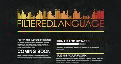 Filtered Language Website Screenshot