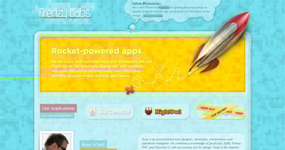 Frenzy Labs Website Screenshot