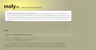 Moly Yim Website Screenshot