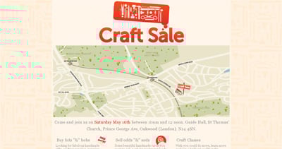 Craft Sale Website Screenshot