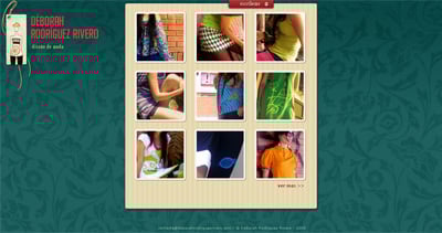 Déborah Rodriguez Rivero Website Screenshot