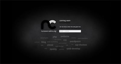 Nuno Carvalho Website Screenshot