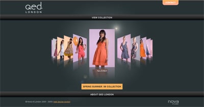 qed London Website Screenshot