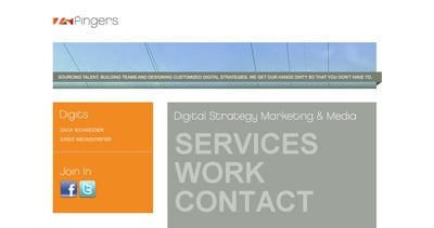 15 Fingers Website Screenshot