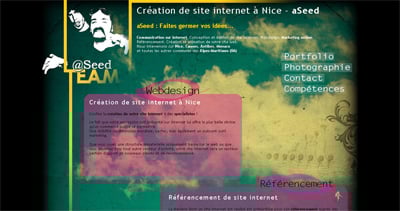 aSeed Website Screenshot