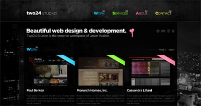 Two24 Studios Website Screenshot