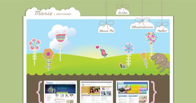 Marie Website Screenshot