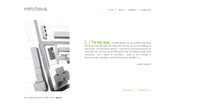 mirtcheva Website Screenshot