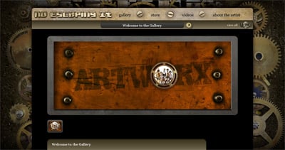 No Escaping It Website Screenshot