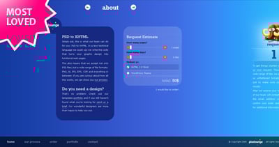 pixelounge Website Screenshot