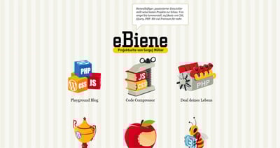 eBiene Website Screenshot
