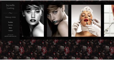 Jaynelle Lording Website Screenshot