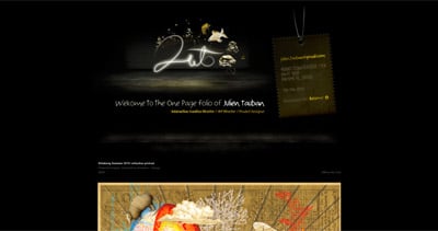 Julien Tauban Website Screenshot