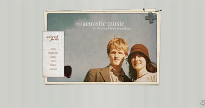 Sacred June Website Screenshot