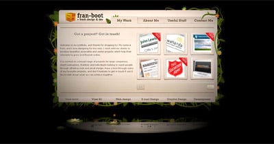 Fran Boot Website Screenshot