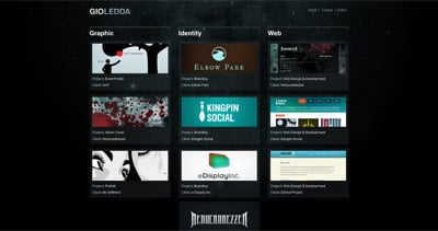 Gio Ledda Website Screenshot